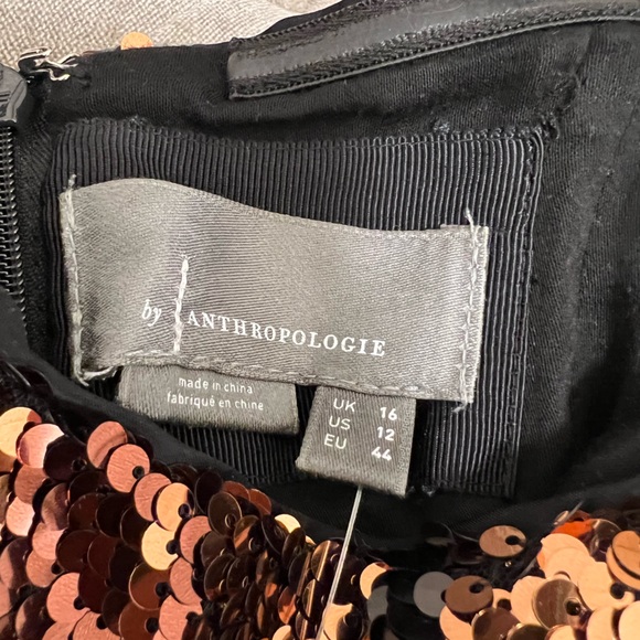 NWT By Anthropologie Sequin Mini Dress - Picture 13 of 14